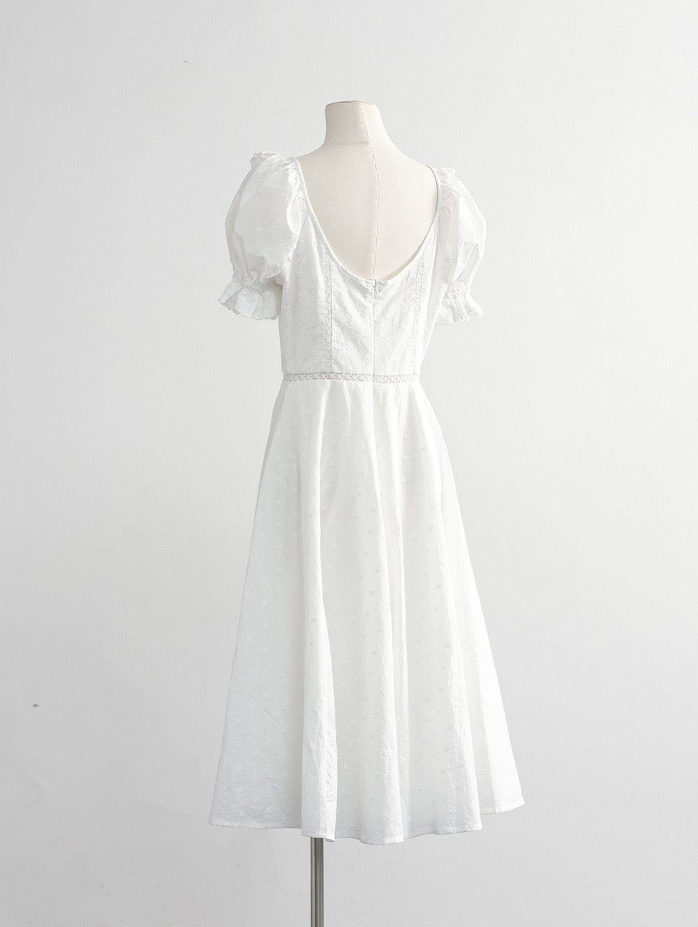 Weißes Spitzen Kleid