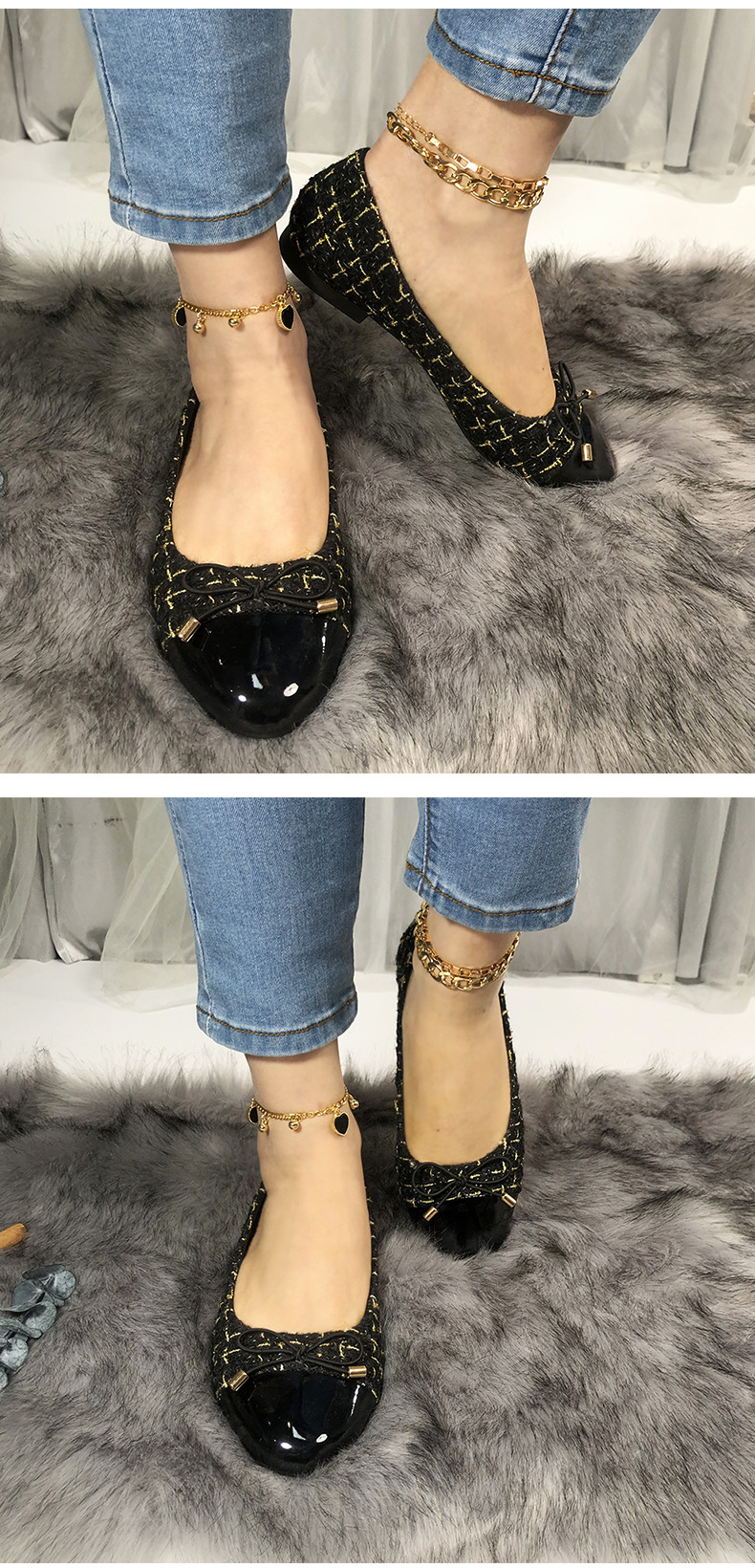 Tweed Ballerina
