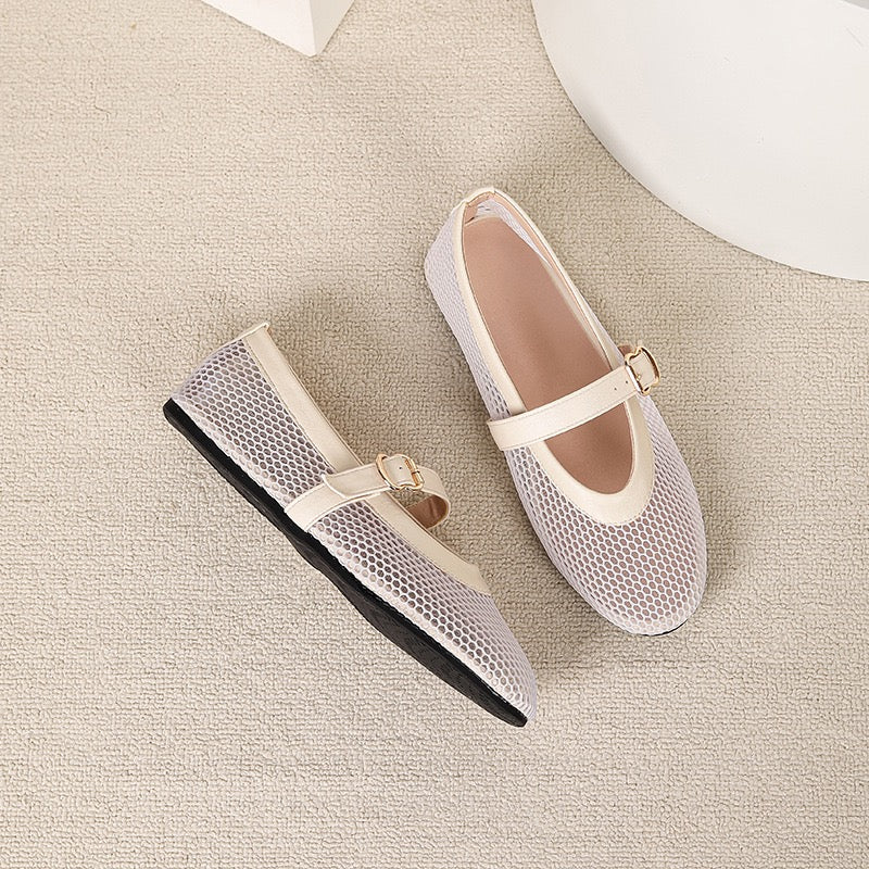 Mesh Ballerina Flat