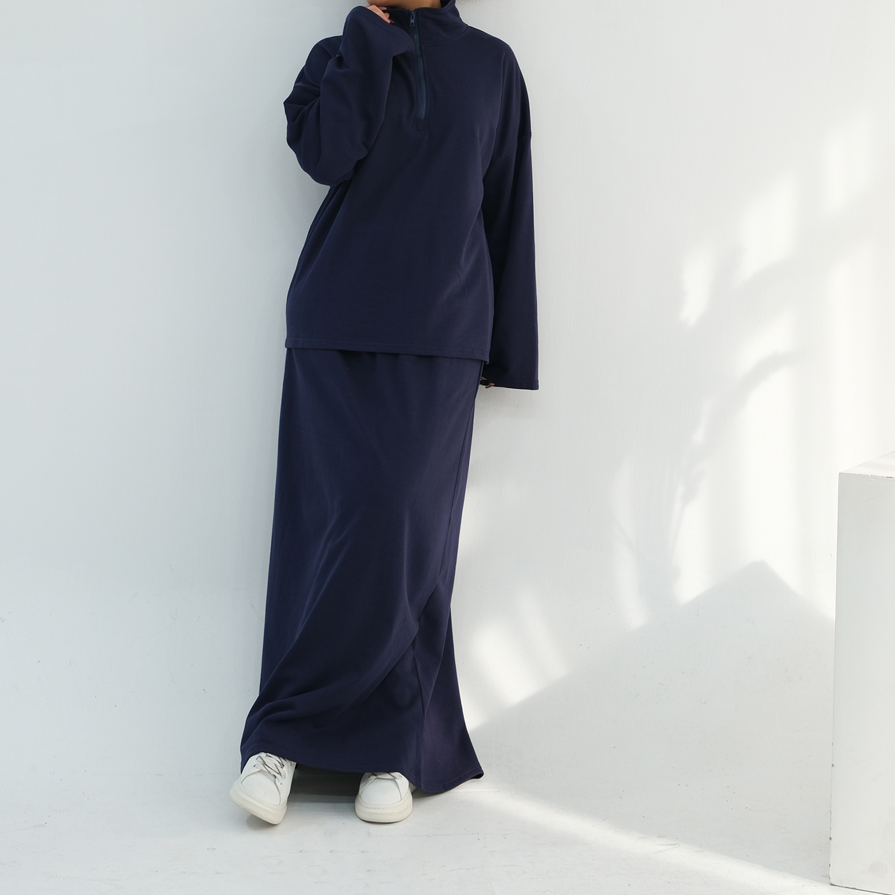 Rollkragen Set Abaya