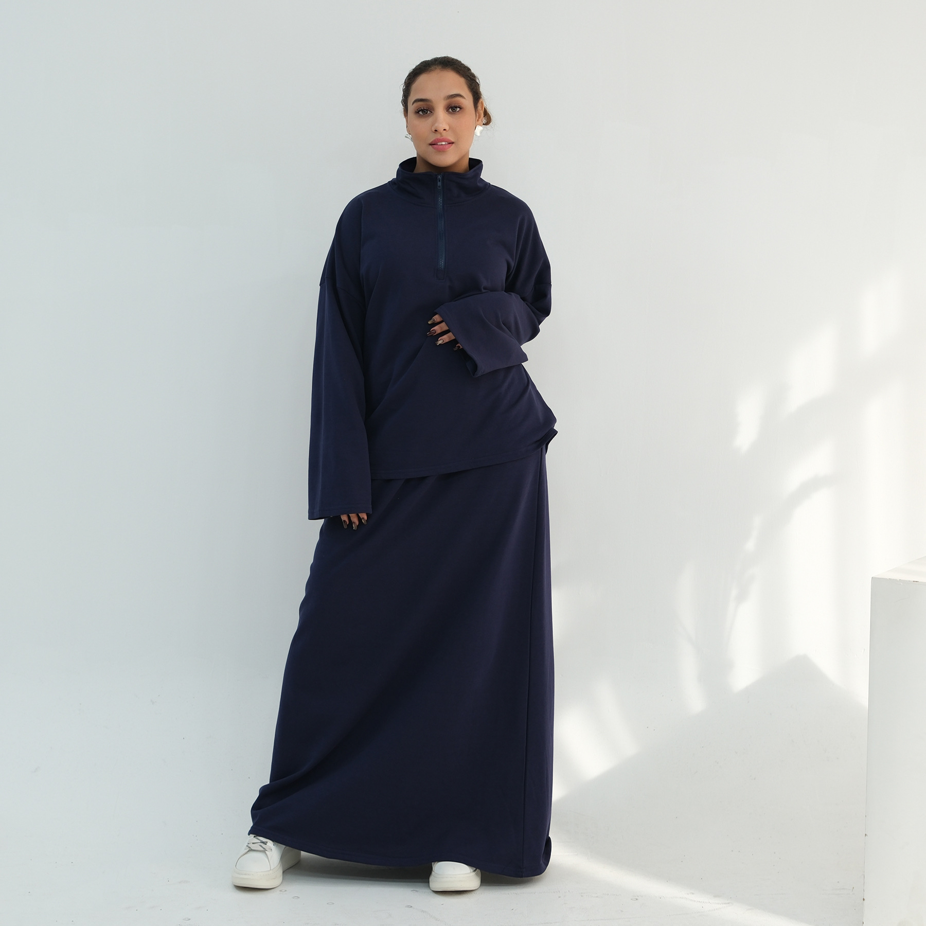Rollkragen Set Abaya