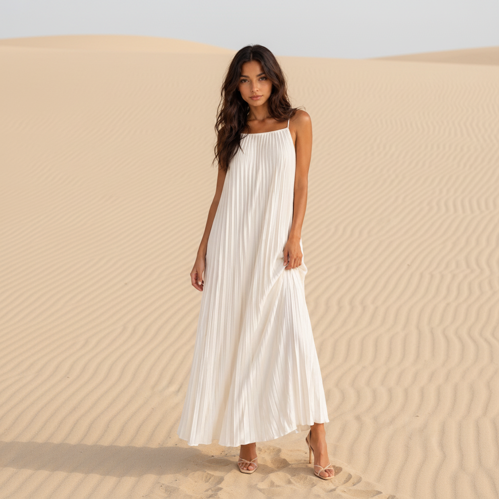 Plissee Kleid