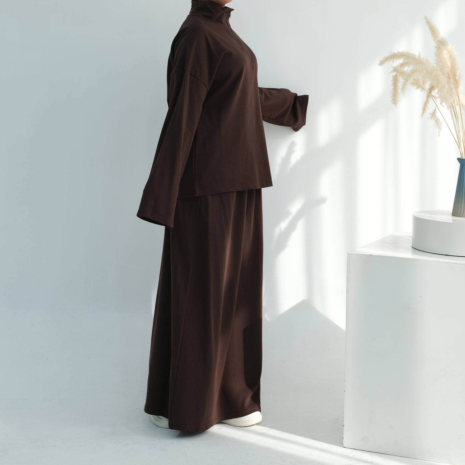 Rollkragen Set Abaya