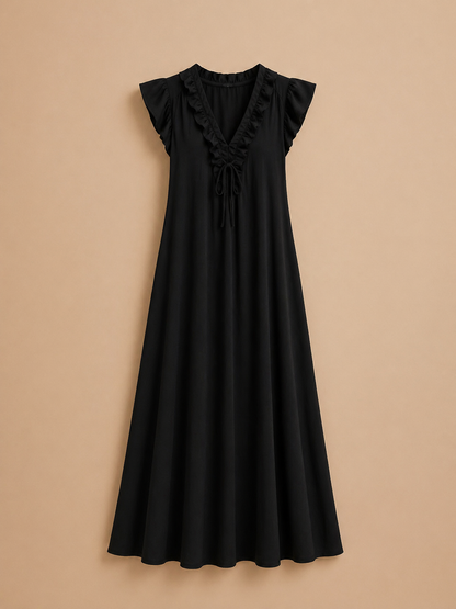 Rüschen Kleid