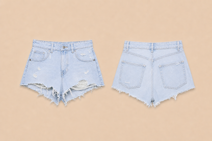 Denim hotpants