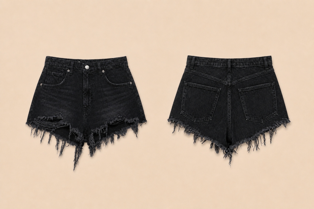 Denim hotpants