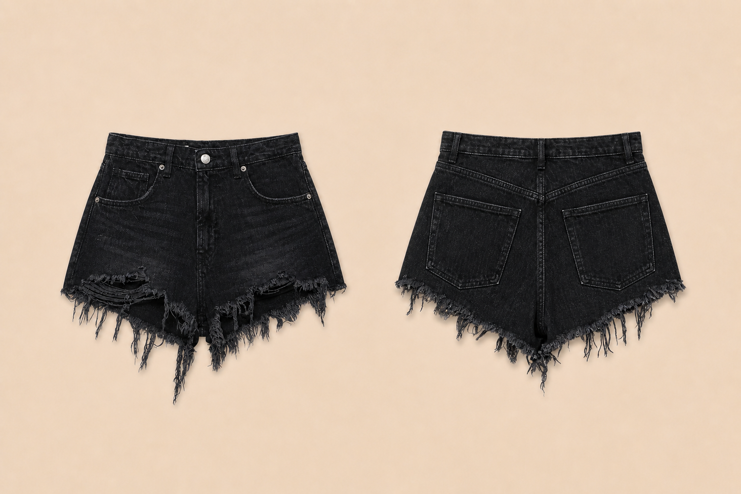 Denim hotpants