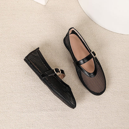 Mesh Ballerina Flat