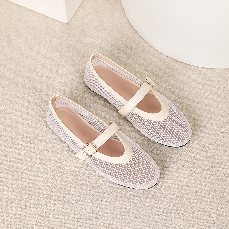 Mesh Ballerina Flat
