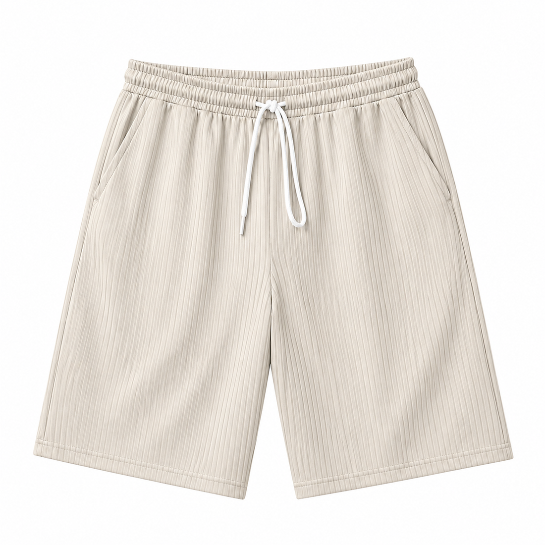 Sommer-Shorts mit Rippenstruktur