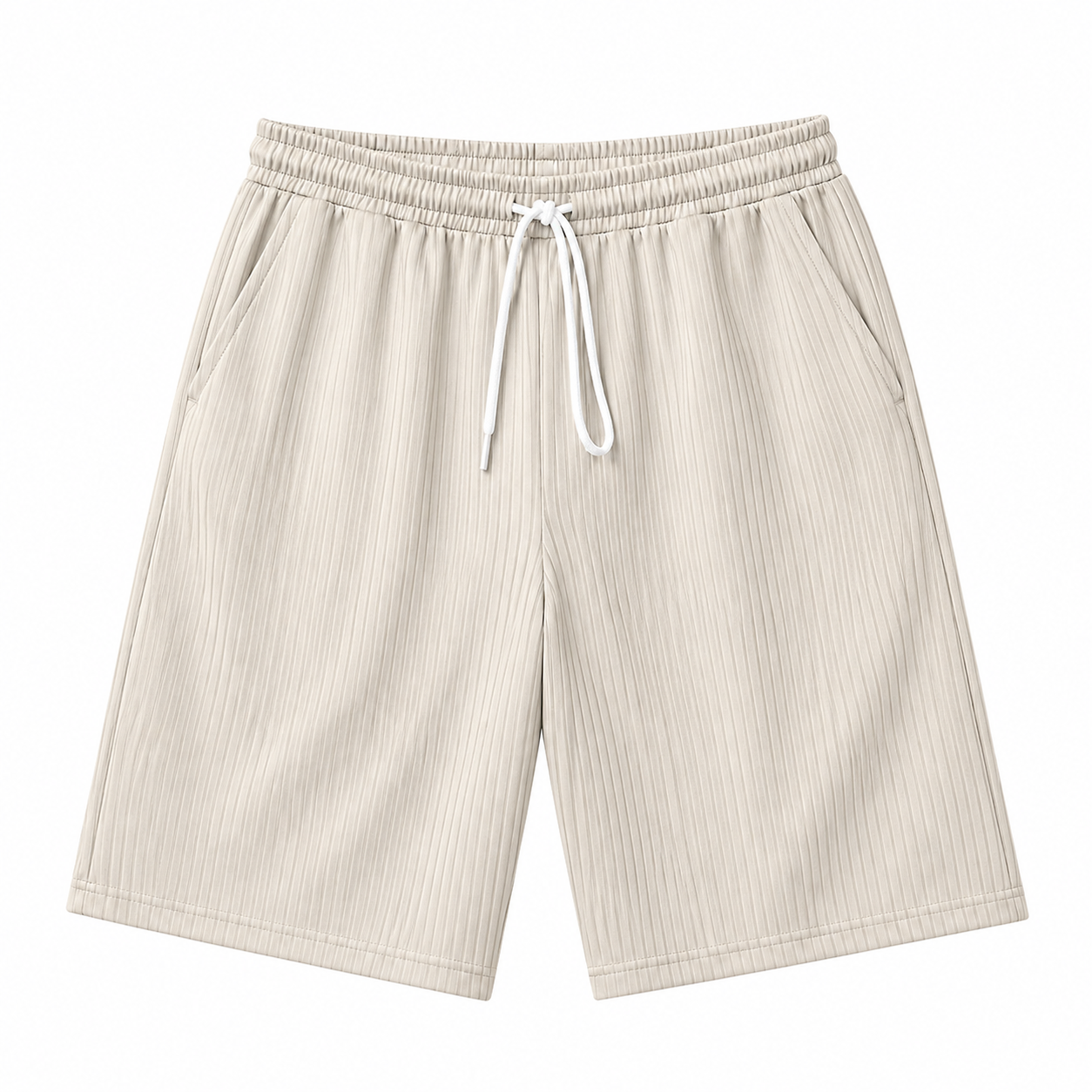 Sommer-Shorts mit Rippenstruktur