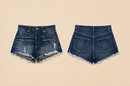 Denim hotpants