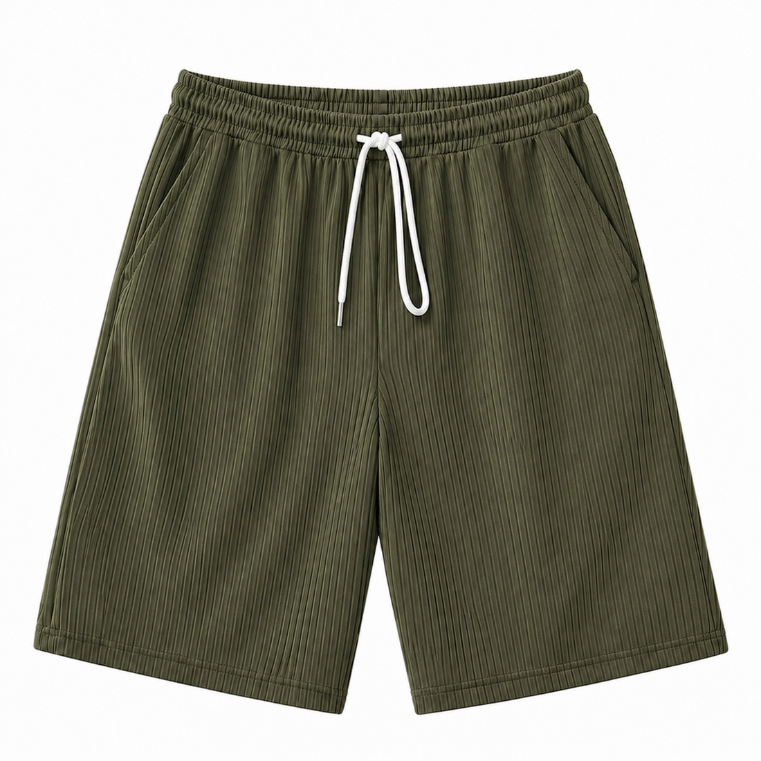Sommer-Shorts mit Rippenstruktur