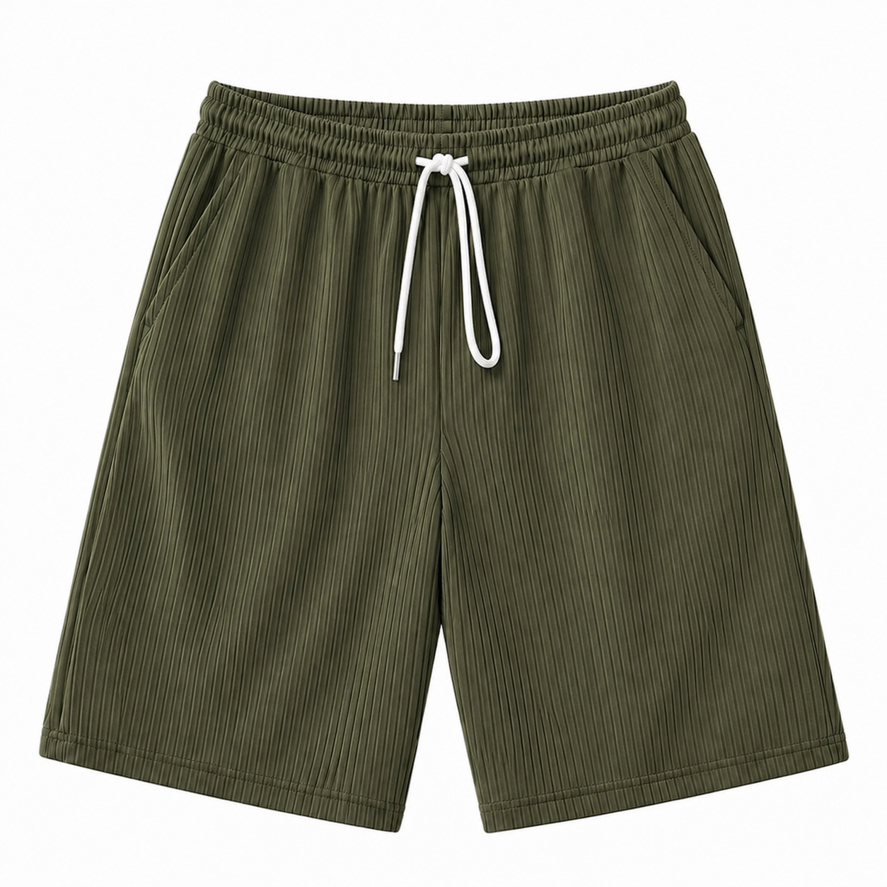 Sommer-Shorts mit Rippenstruktur