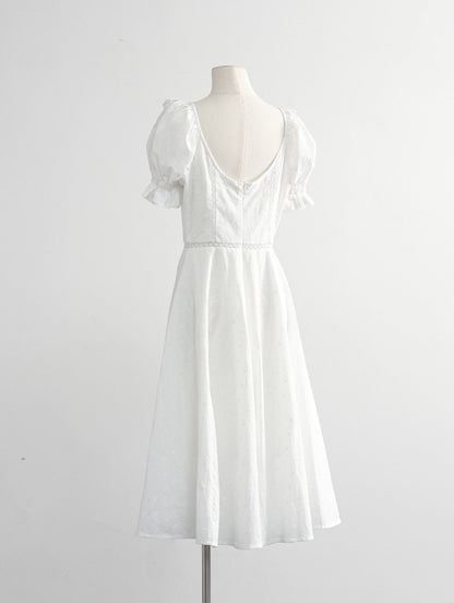Weißes Spitzen Kleid