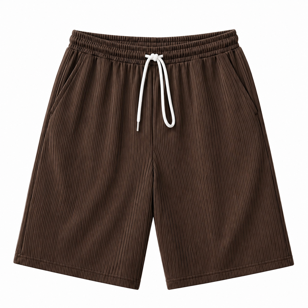 Sommer-Shorts mit Rippenstruktur