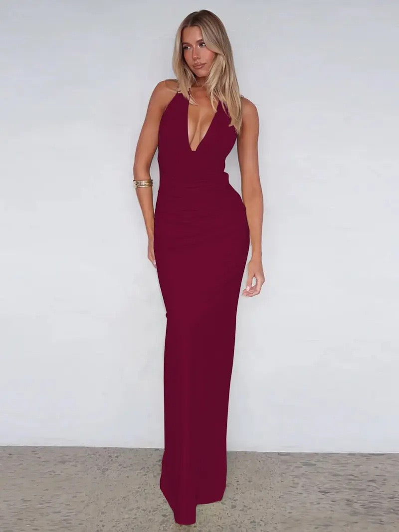 Halter Maxi Kleid