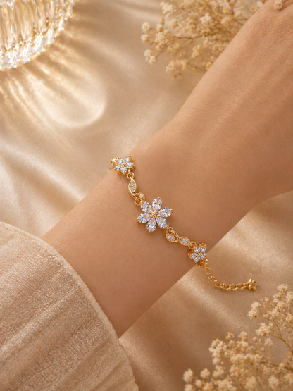 Silver Flower Magic Bracelet