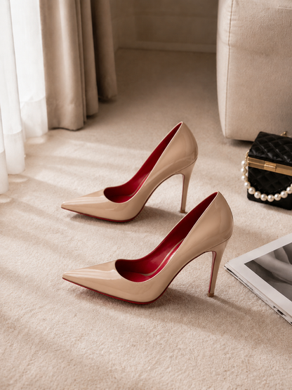 Rouge Élégance Heels