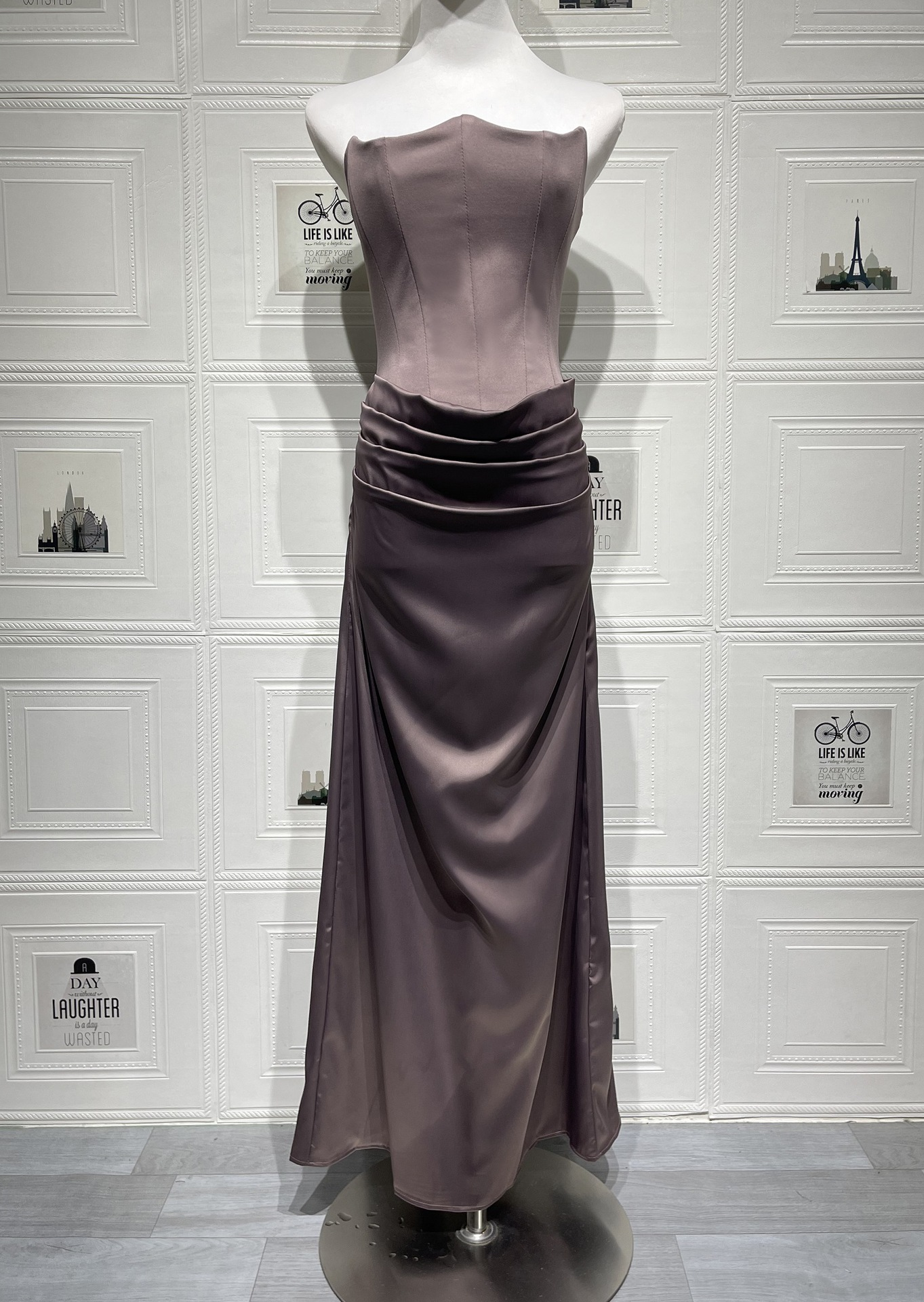 Luna Korsett Maxikleid