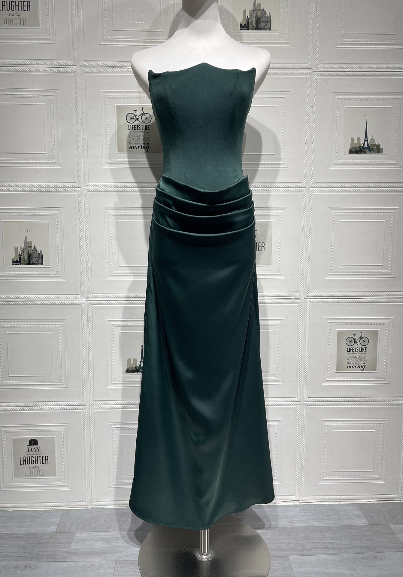 Luna Korsett Maxikleid