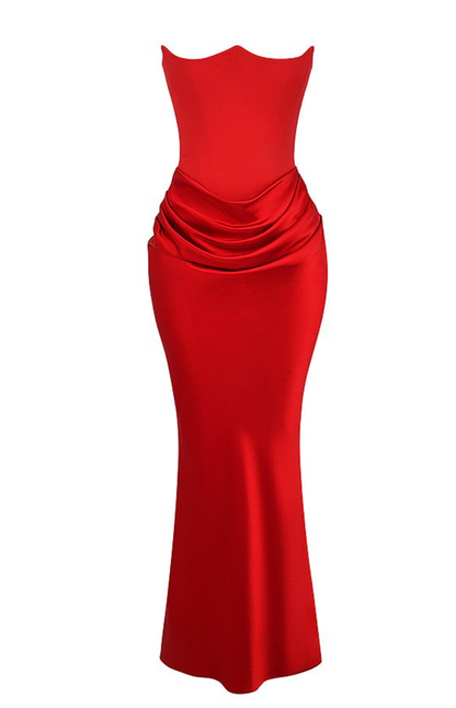 Luna Korsett Maxikleid