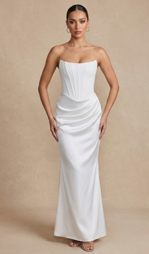 Luna Korsett Maxikleid