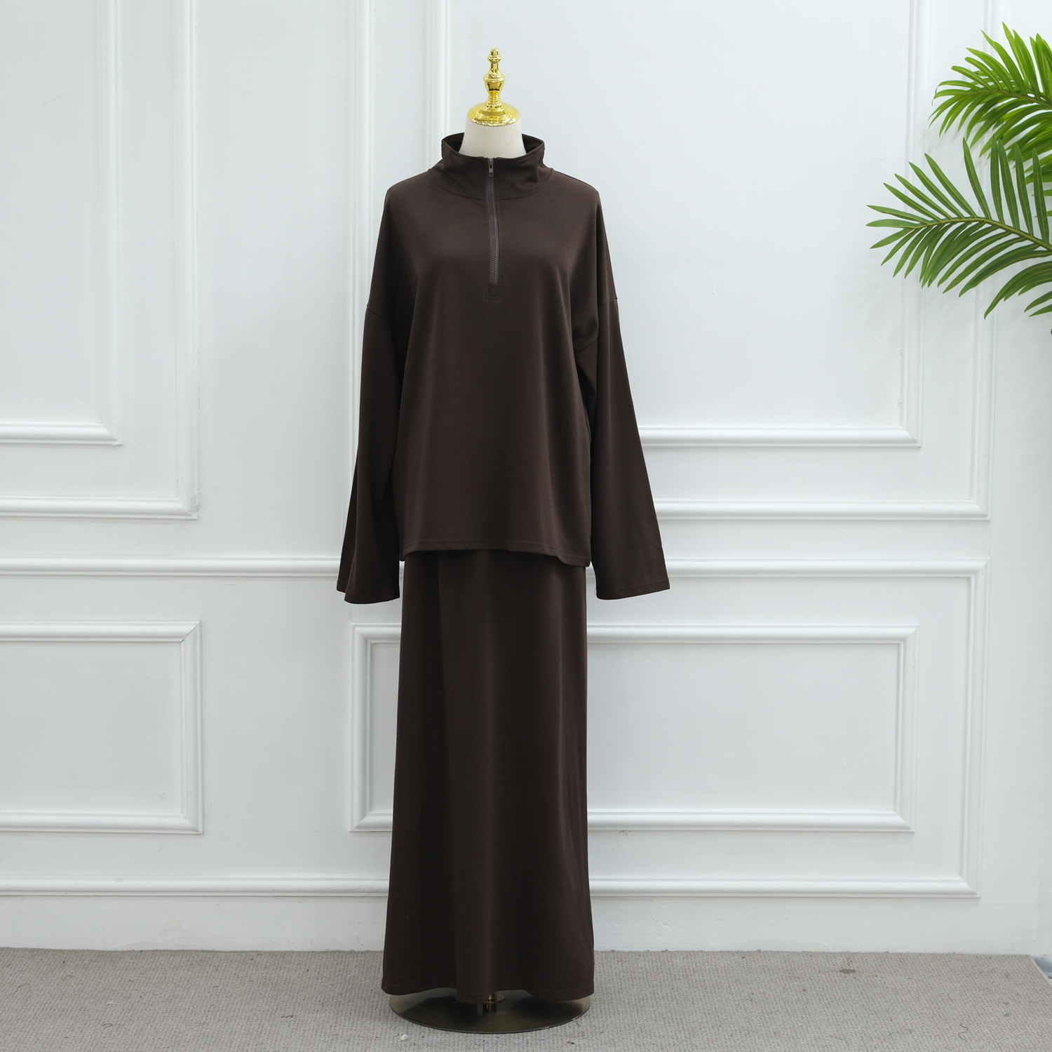 Rollkragen Set Abaya