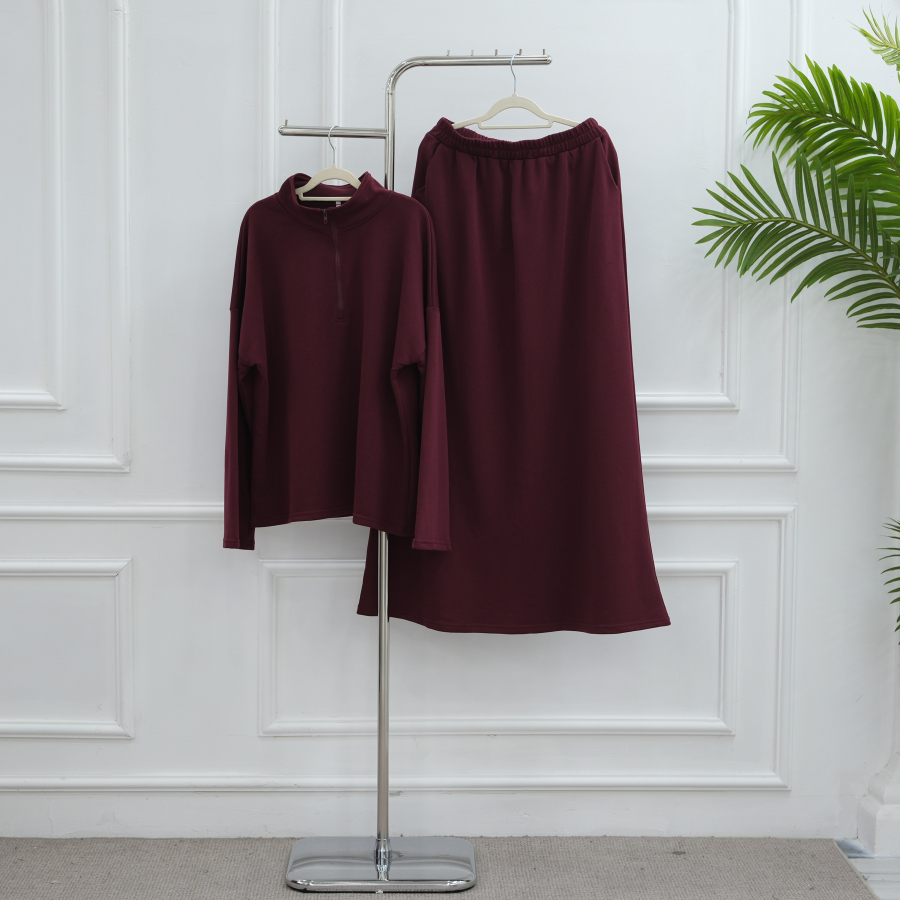 Rollkragen Set Abaya
