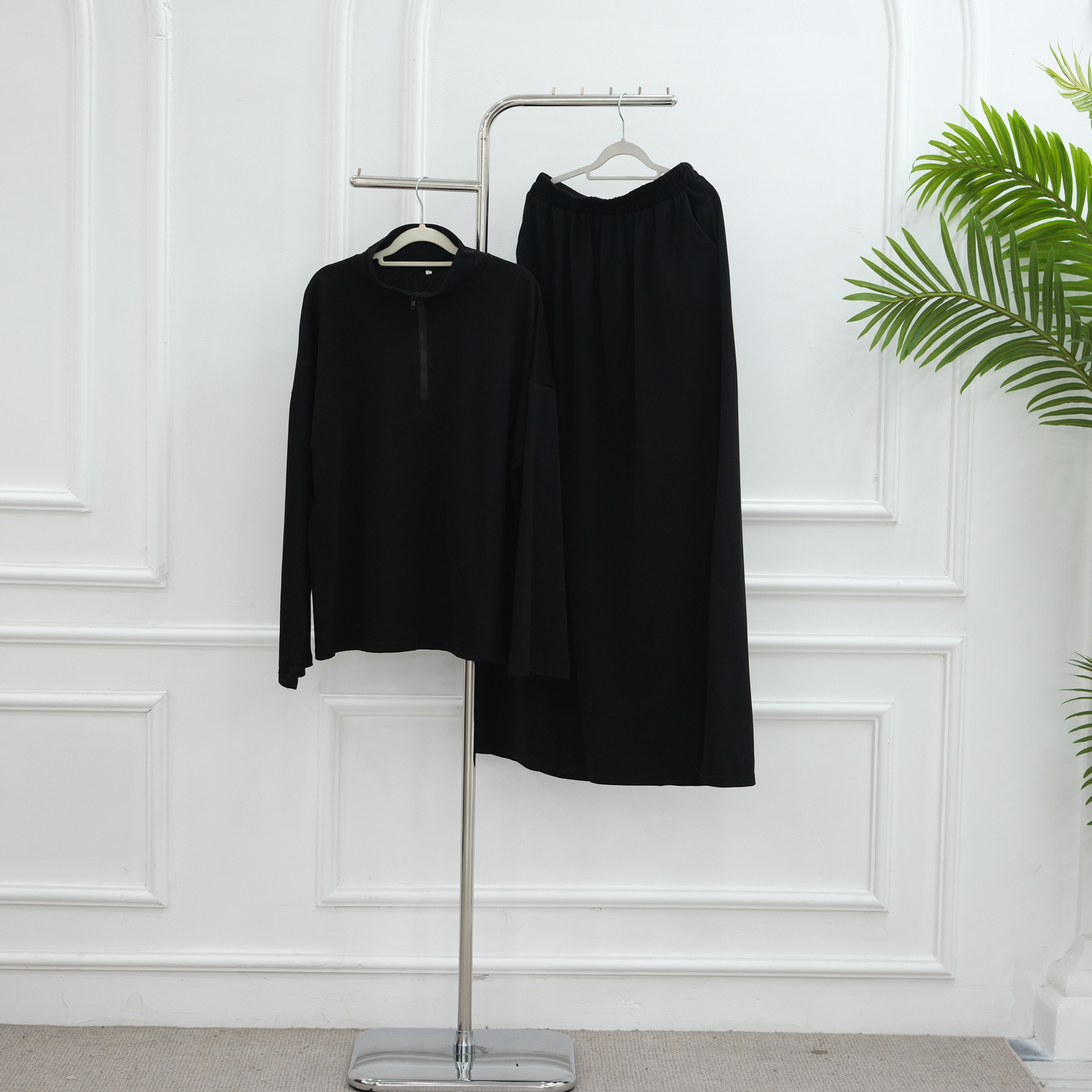 Rollkragen Set Abaya