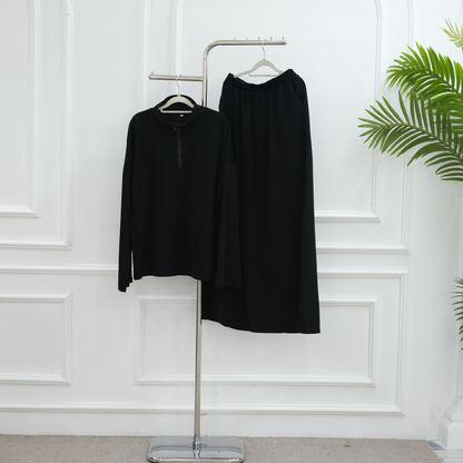 Rollkragen Set Abaya