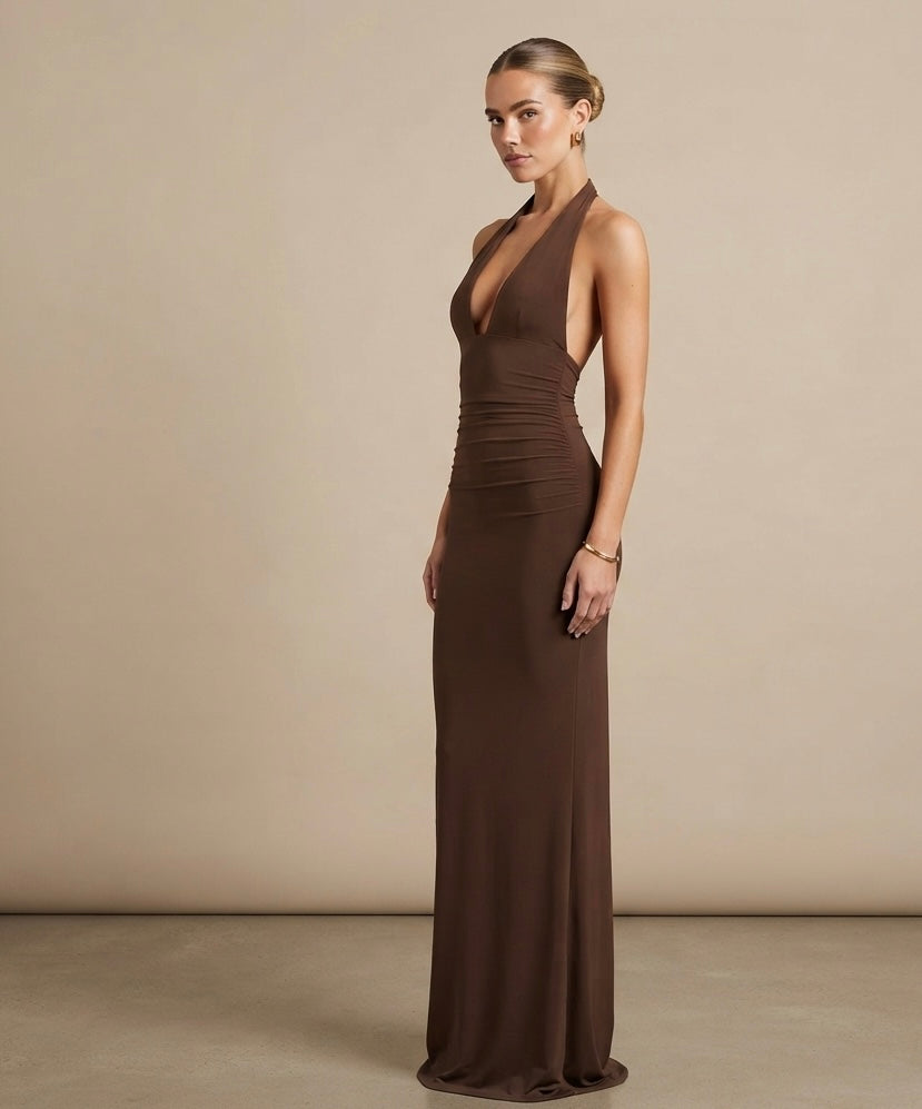 Halter Maxi Kleid