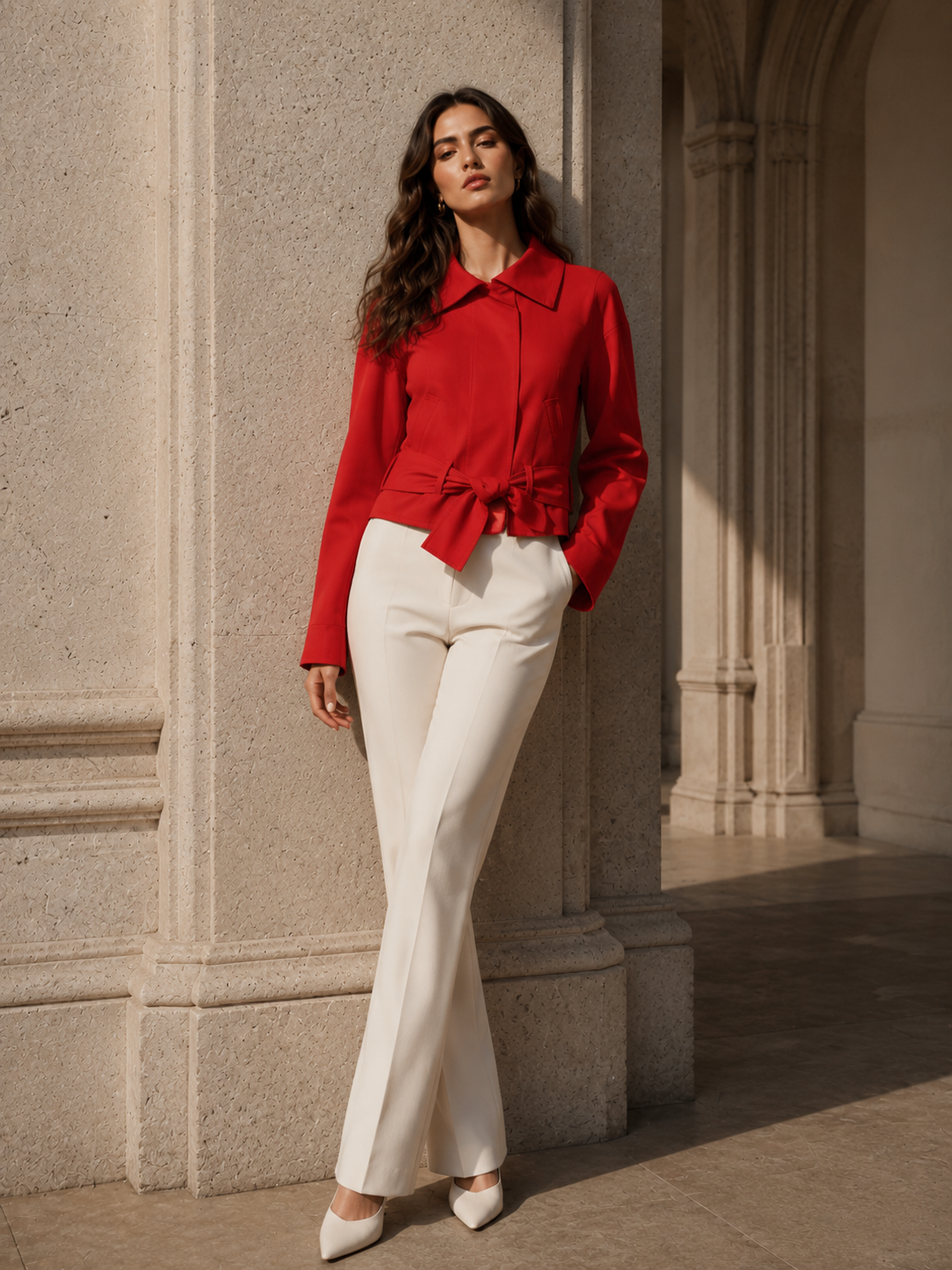 Red jacket