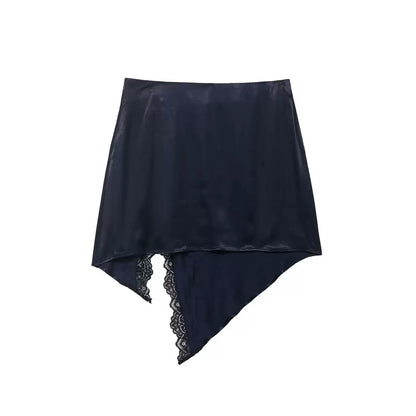 Zaira Satin Mini Skirt