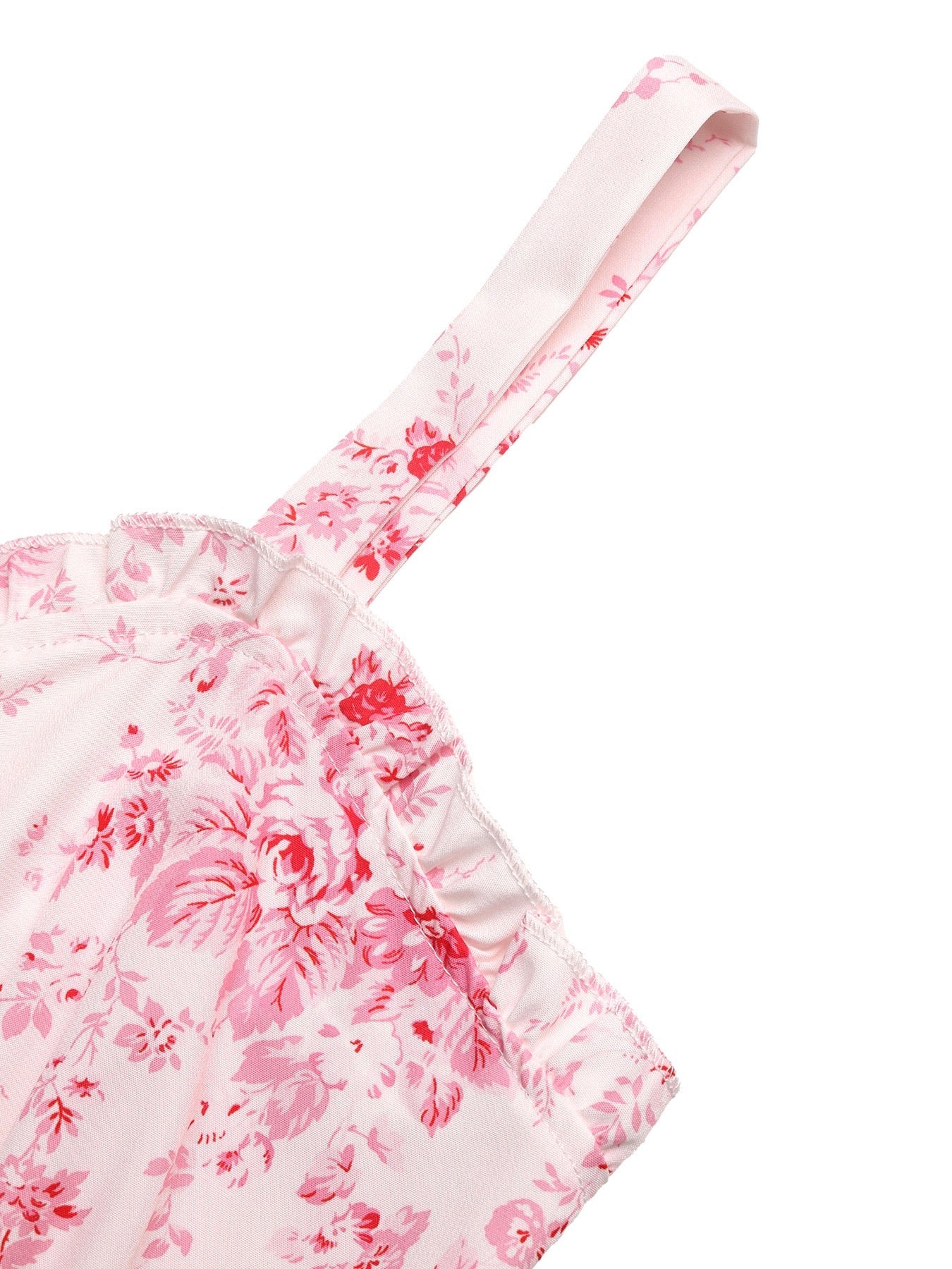 Pink floral dress