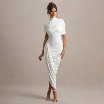 Draped Midi Kleid
