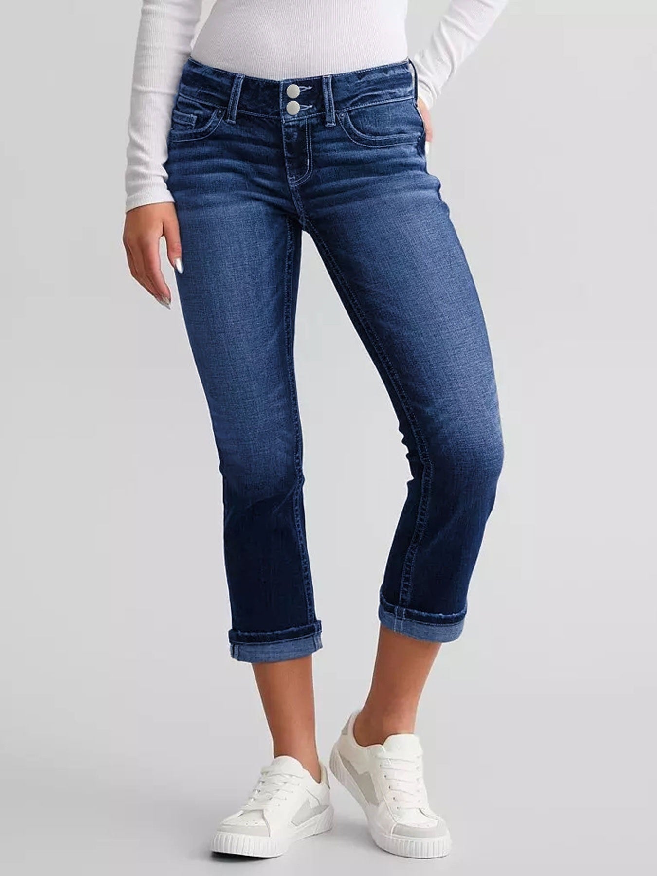 Capri Jeans Blau