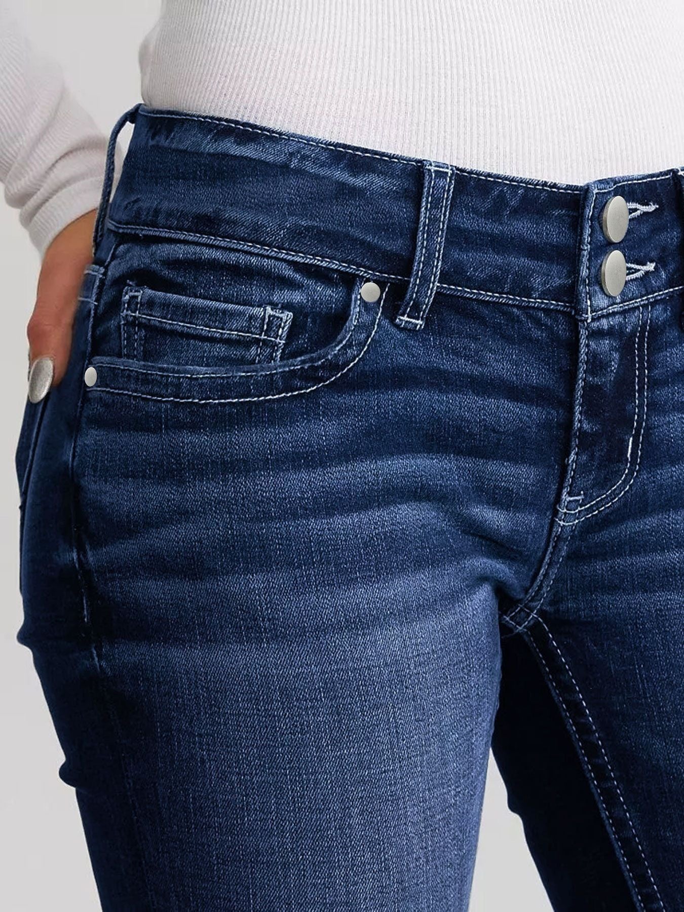 Capri Jeans Blau