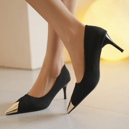 Alcantara High Heels