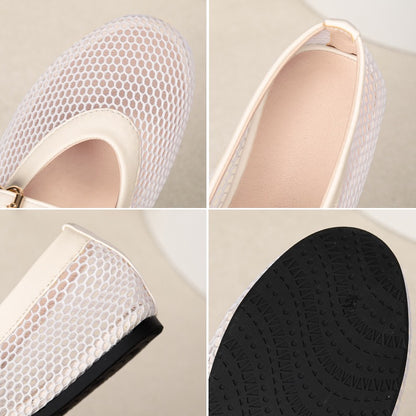 Mesh Ballerina Flat