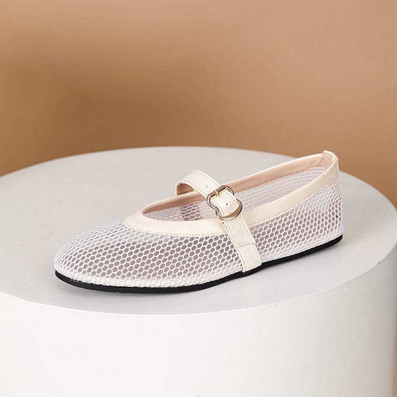 Mesh Ballerina Flat