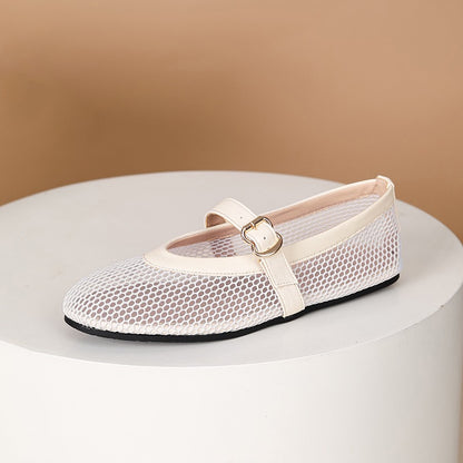Mesh Ballerina Flat