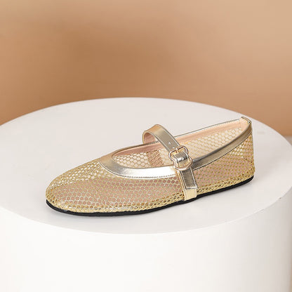 Mesh Ballerina Flat