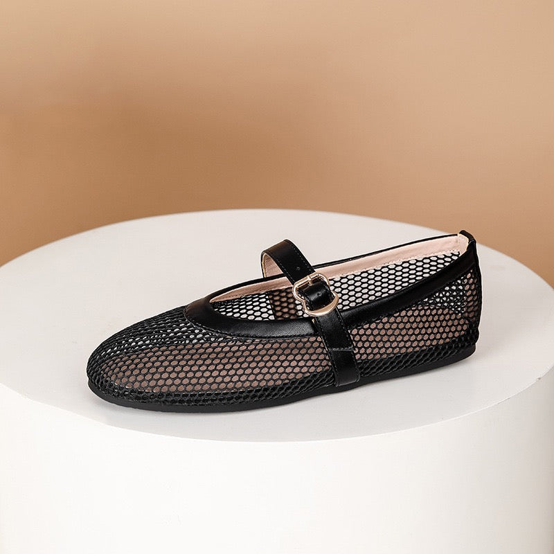 Mesh Ballerina Flat