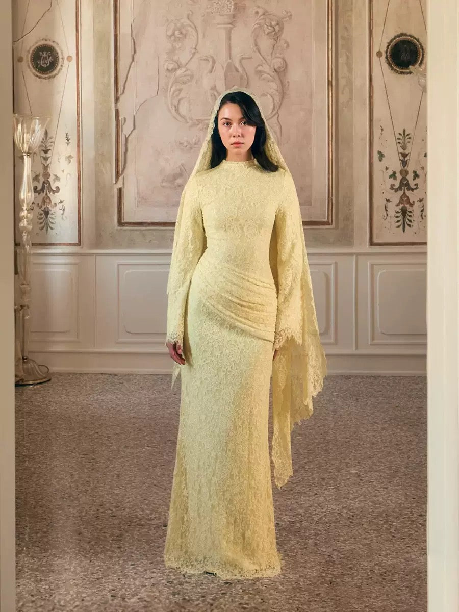 Spitzen Abendkleid