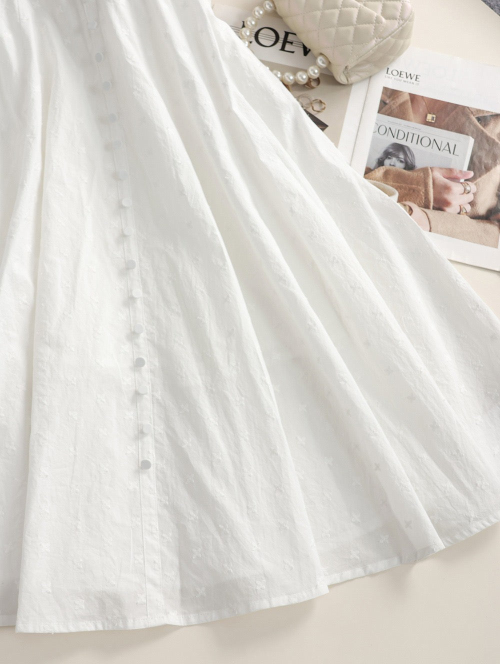 Weißes Spitzen Kleid