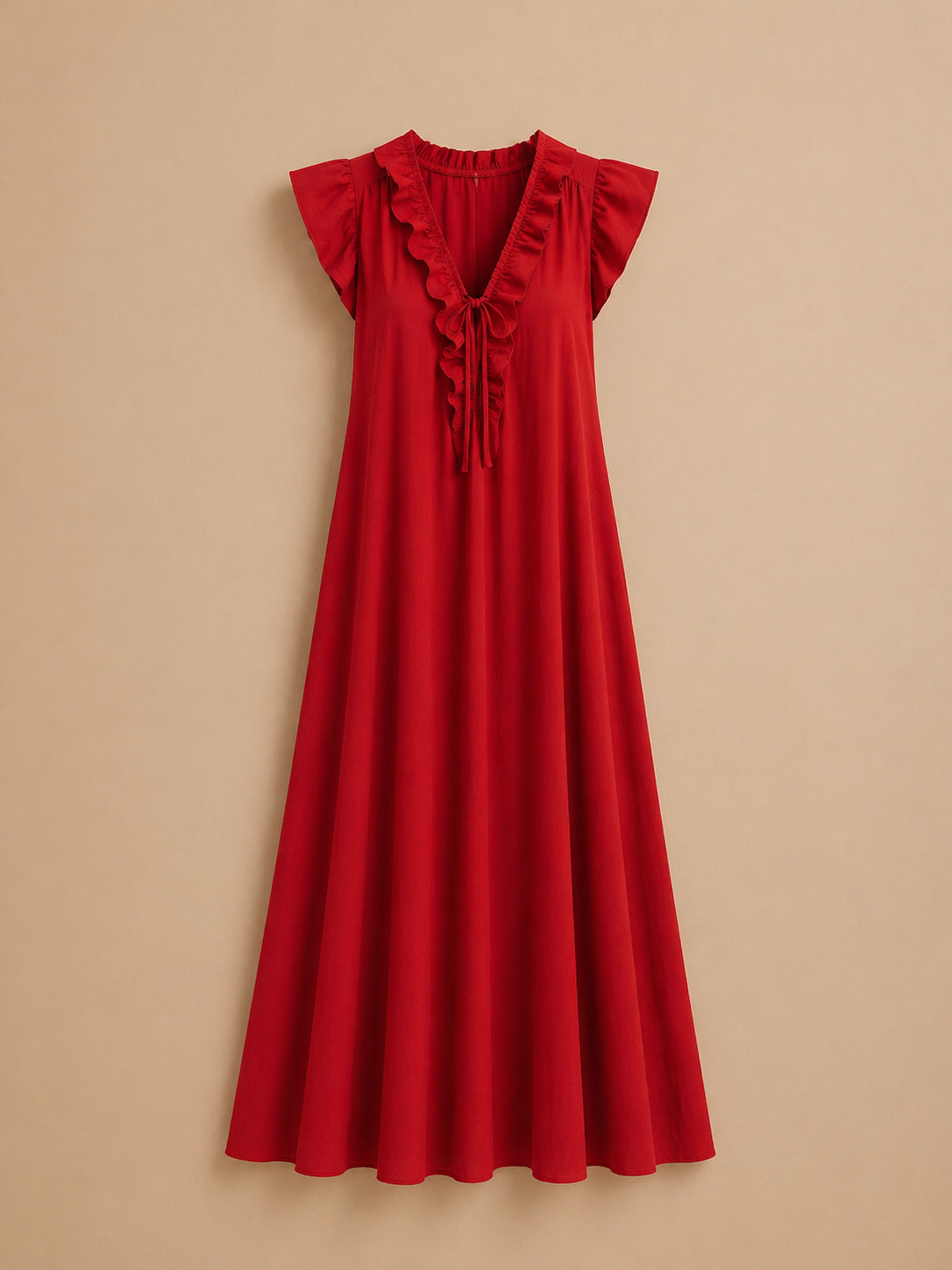 Rüschen Kleid