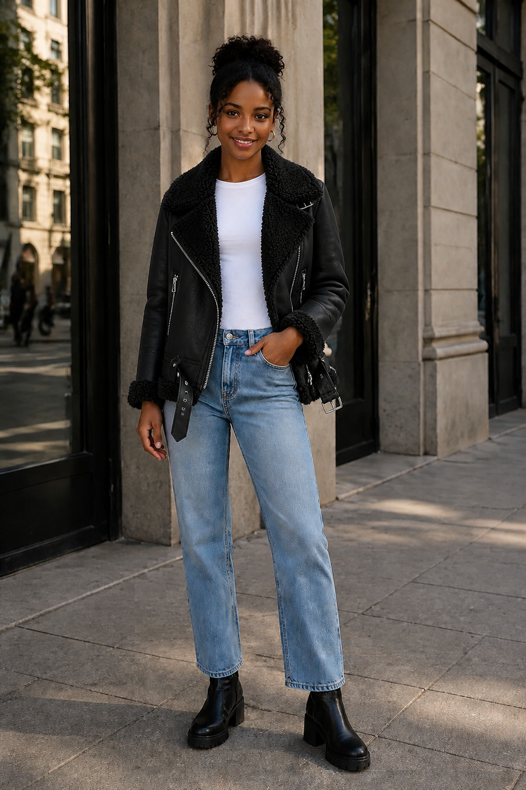 Shearling jacket