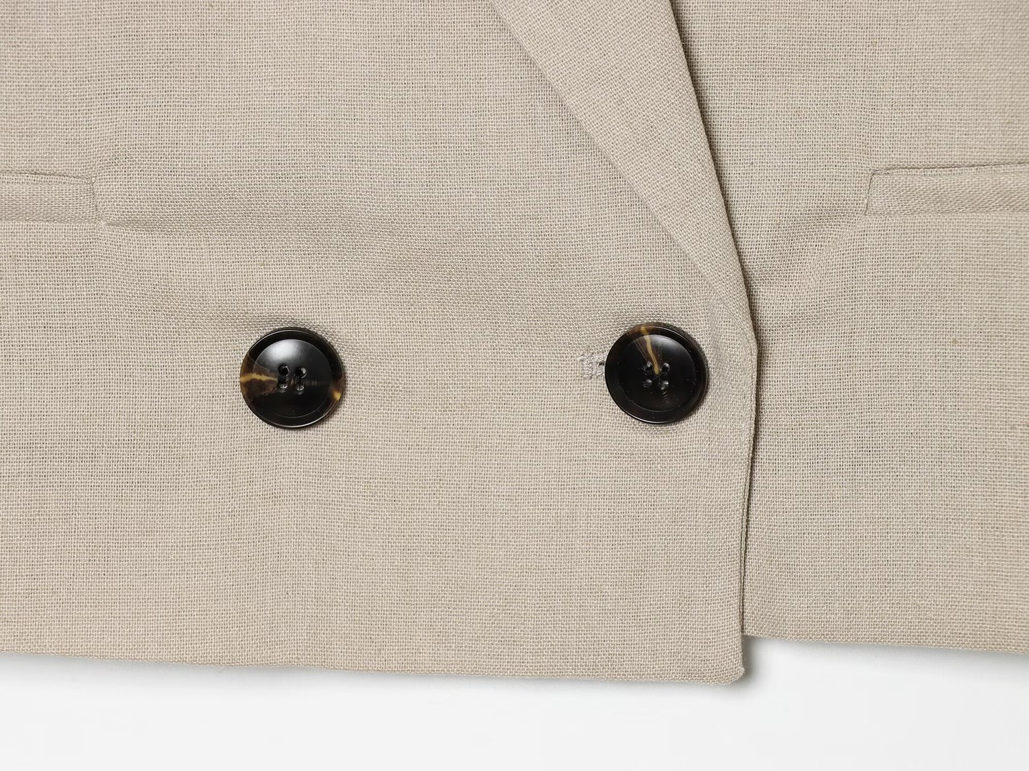 Beige Blazer Set