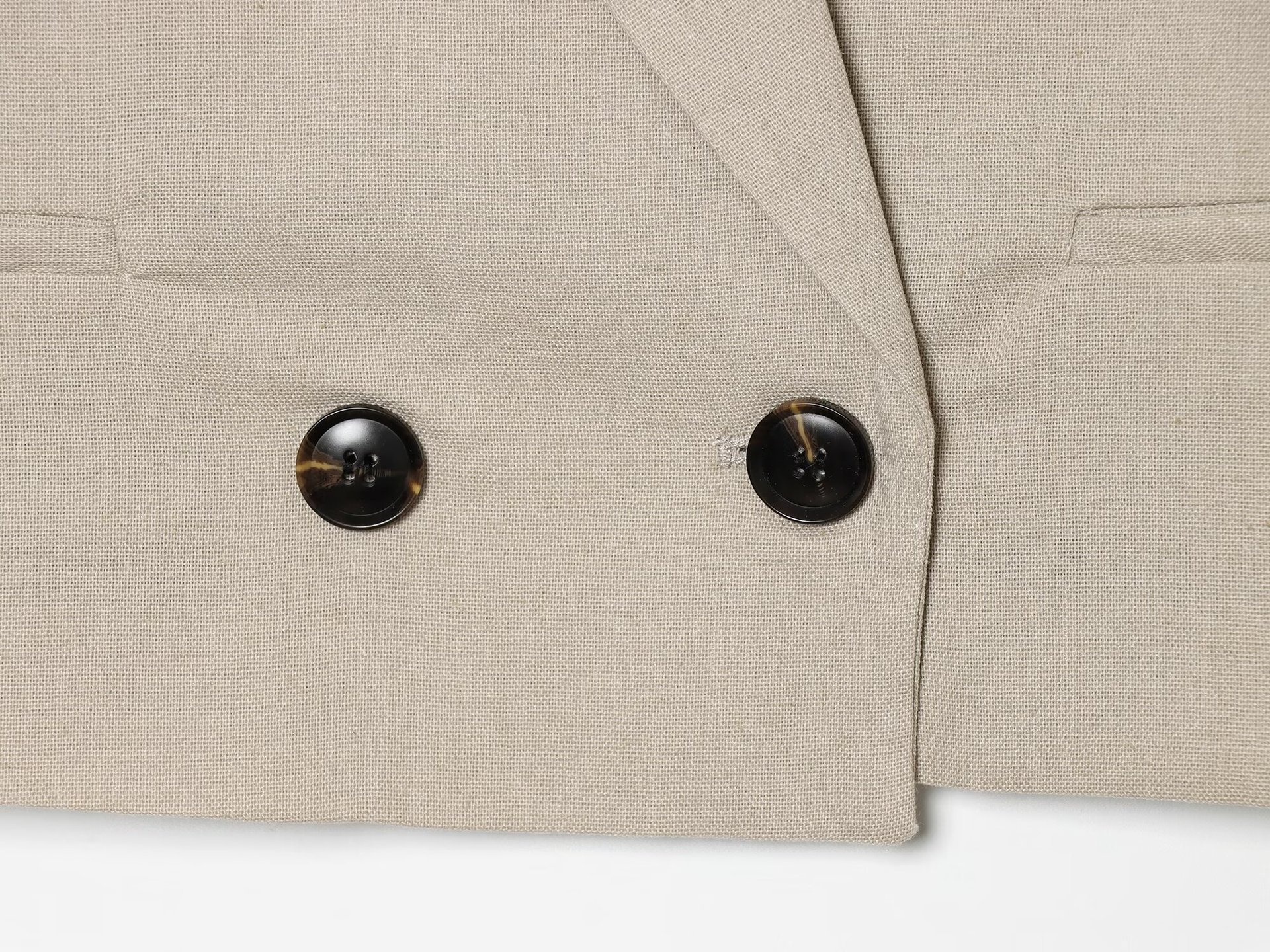 Beige Blazer Set
